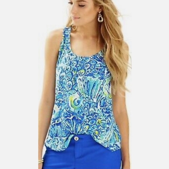 Lilly Pulitzer Tops - Lilly Pulitzer Cordelia Racerback Tank Top Size XS